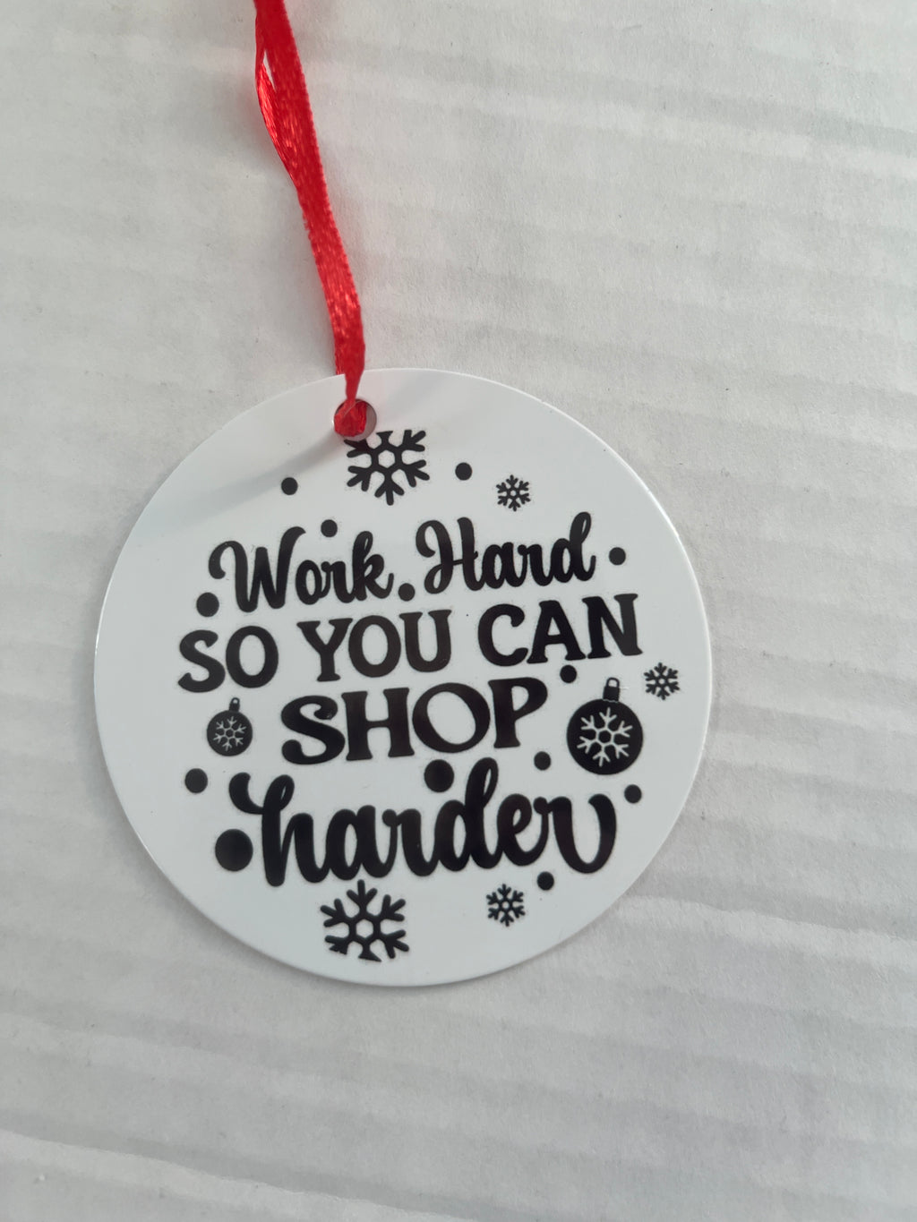 Classic Aluminum Christmas Ornament – Choose Your Design