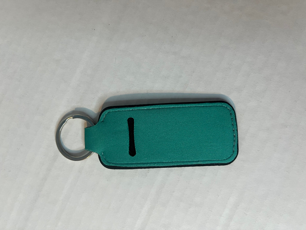 Sublimation Lip Balm Holder Keychain