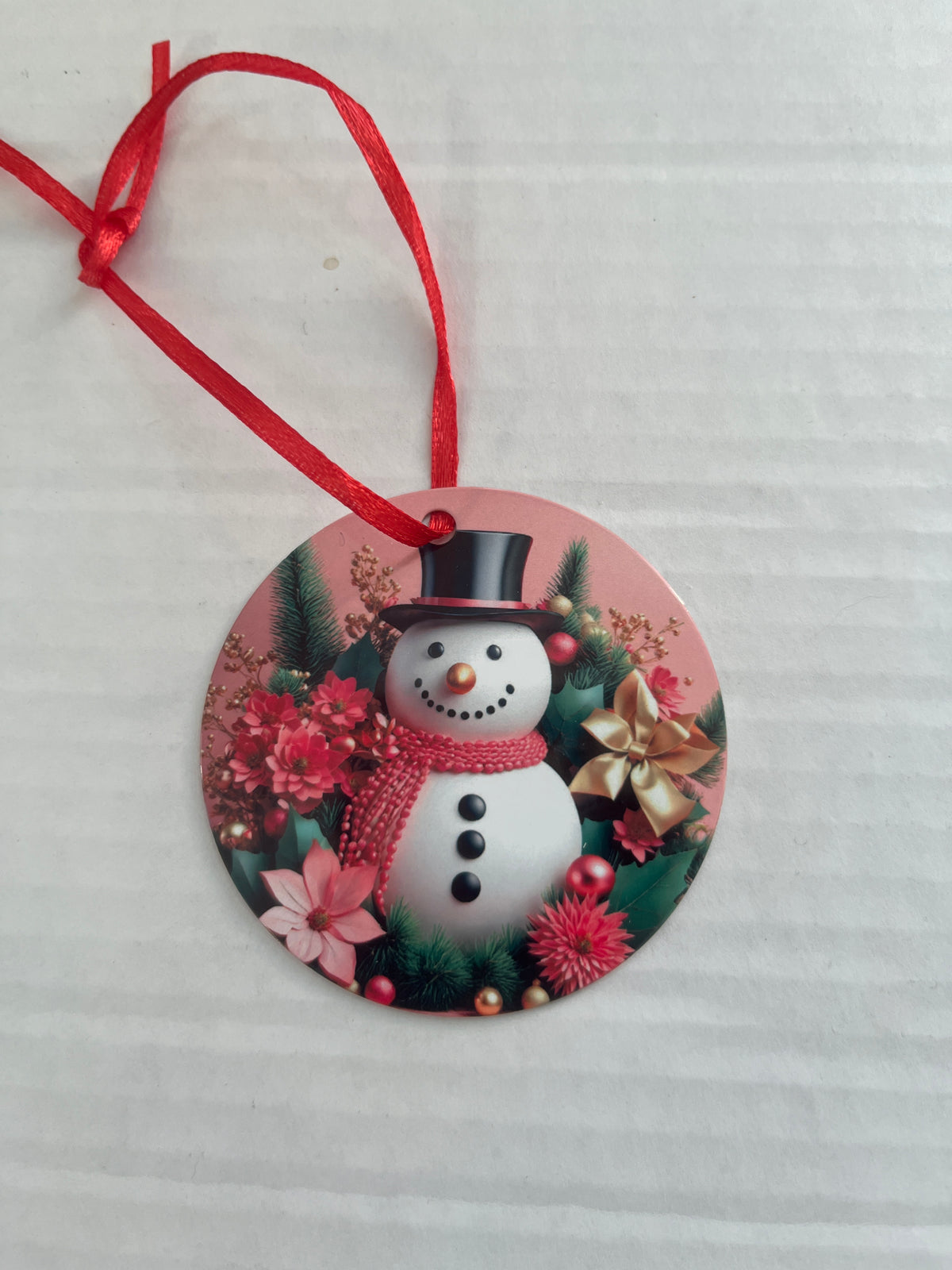 Classic Aluminum Christmas Ornament – Choose Your Design
