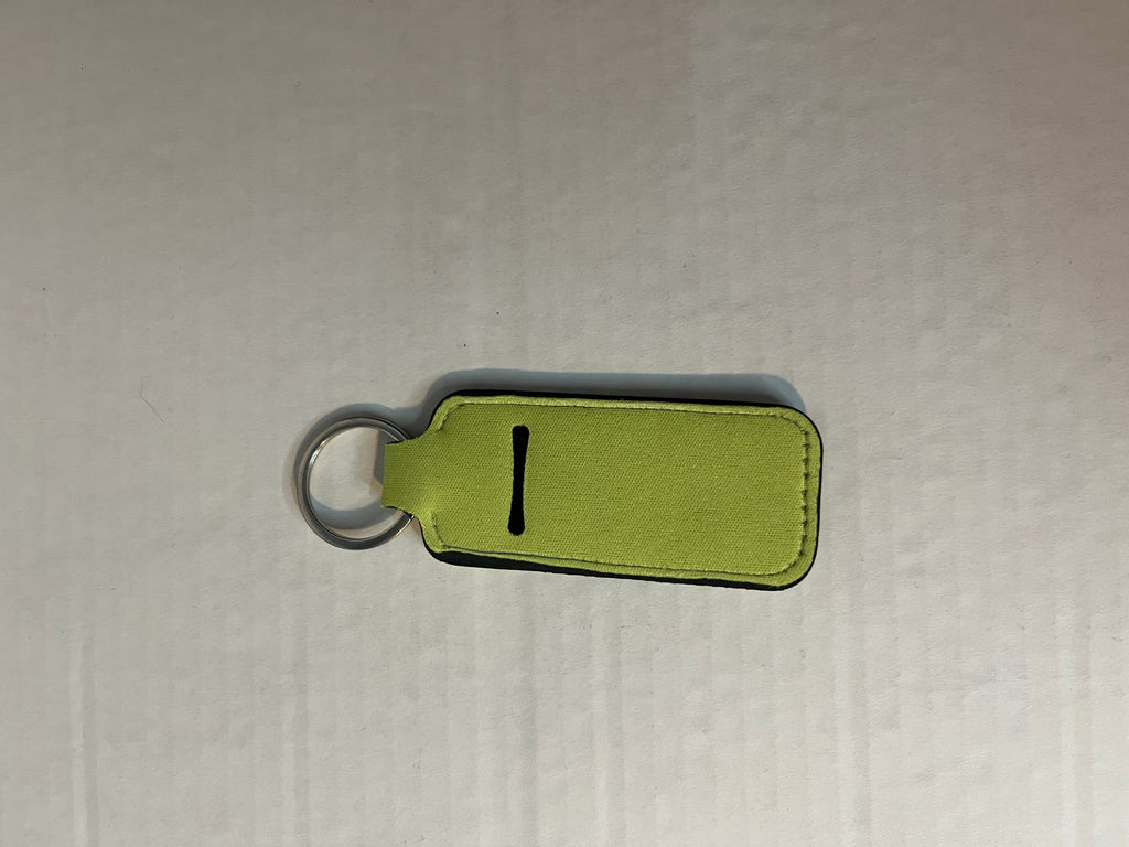 Sublimation Lip Balm Holder Keychain