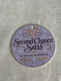 Second Chance Sass Logo Ornaments