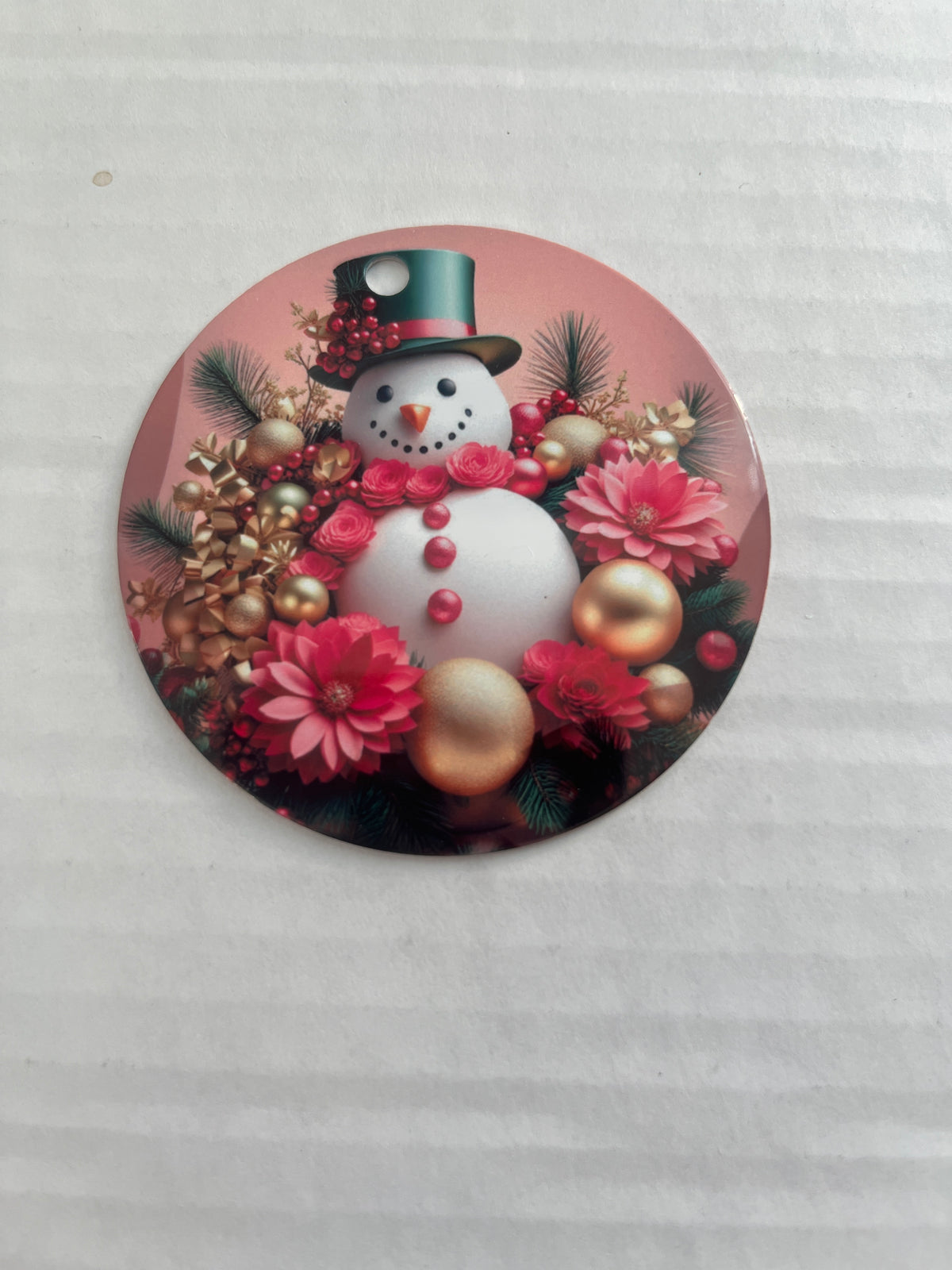 Classic Aluminum Christmas Ornament – Choose Your Design