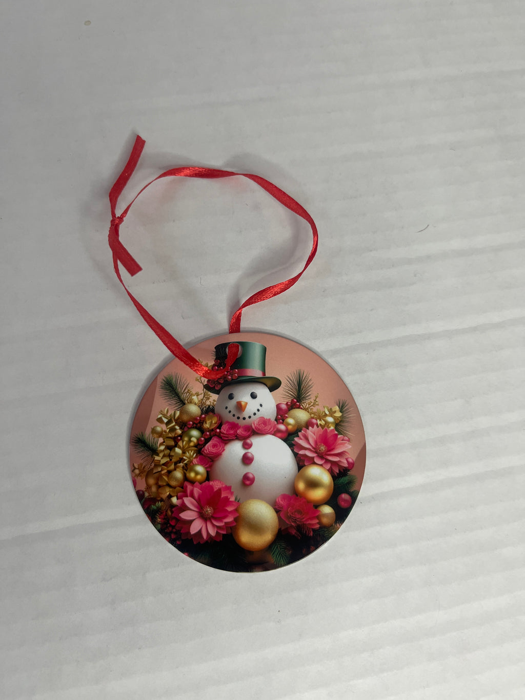 Classic Aluminum Christmas Ornament – Choose Your Design