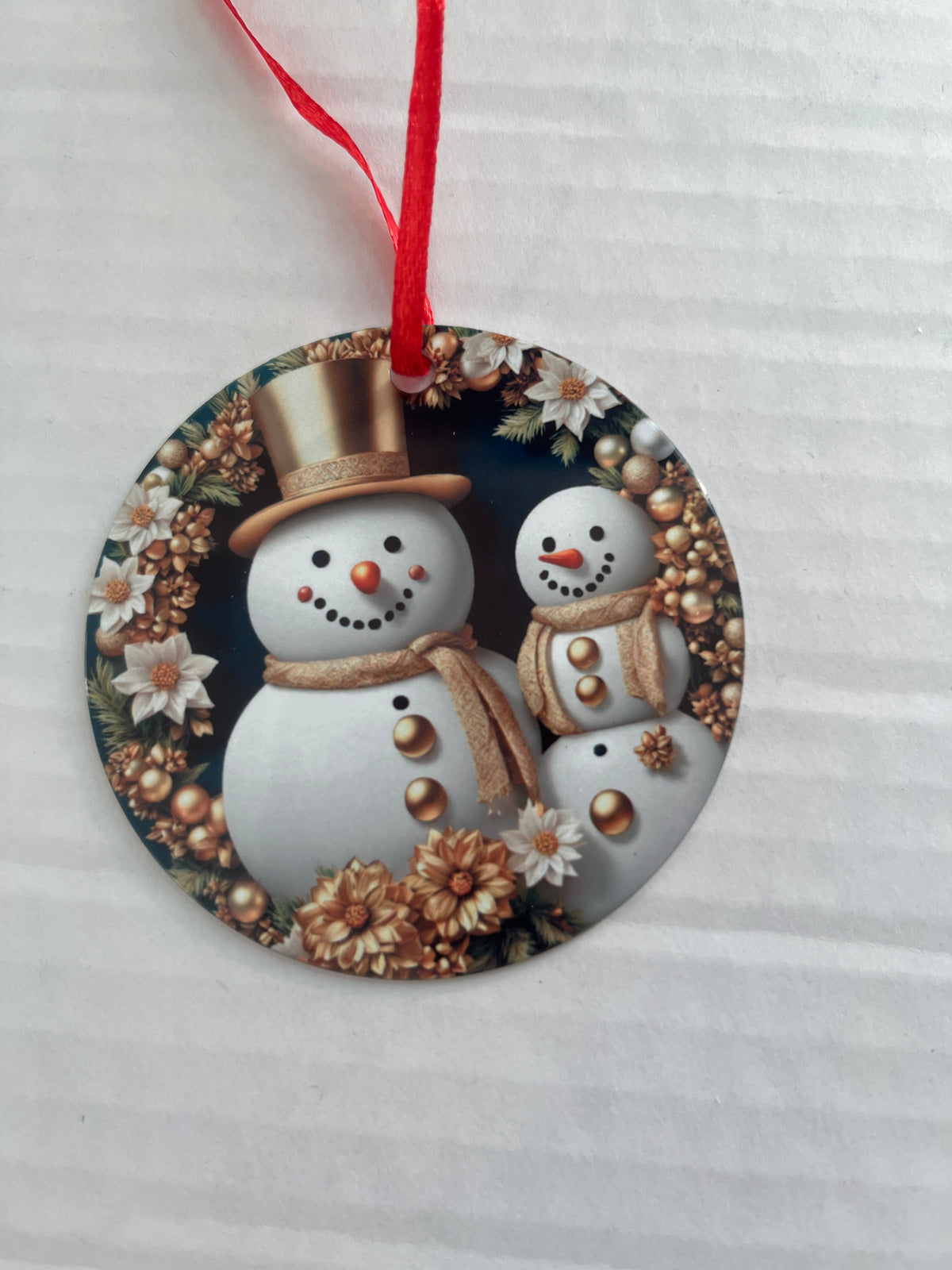 Classic Aluminum Christmas Ornament – Choose Your Design