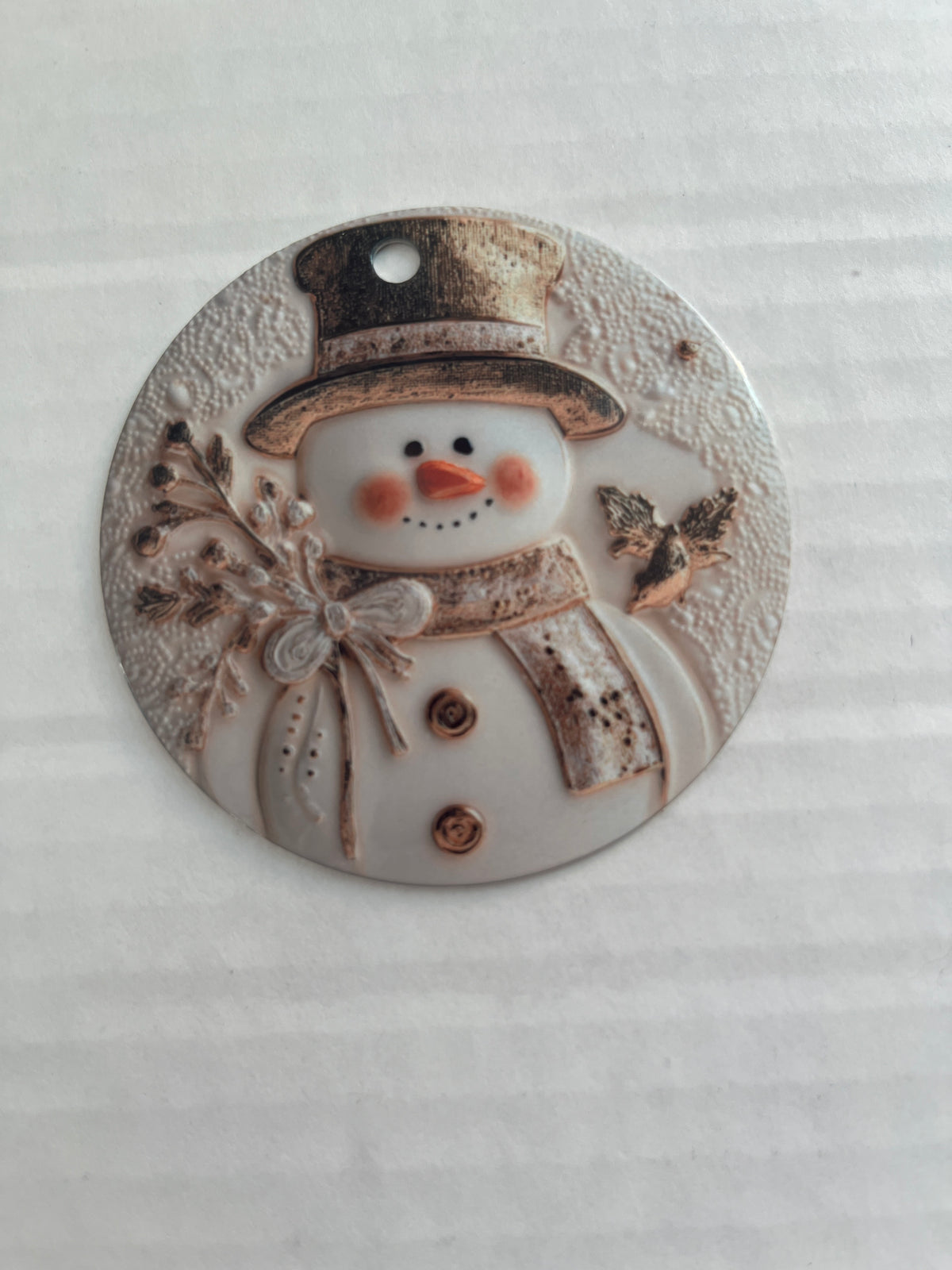 Classic Aluminum Christmas Ornament – Choose Your Design
