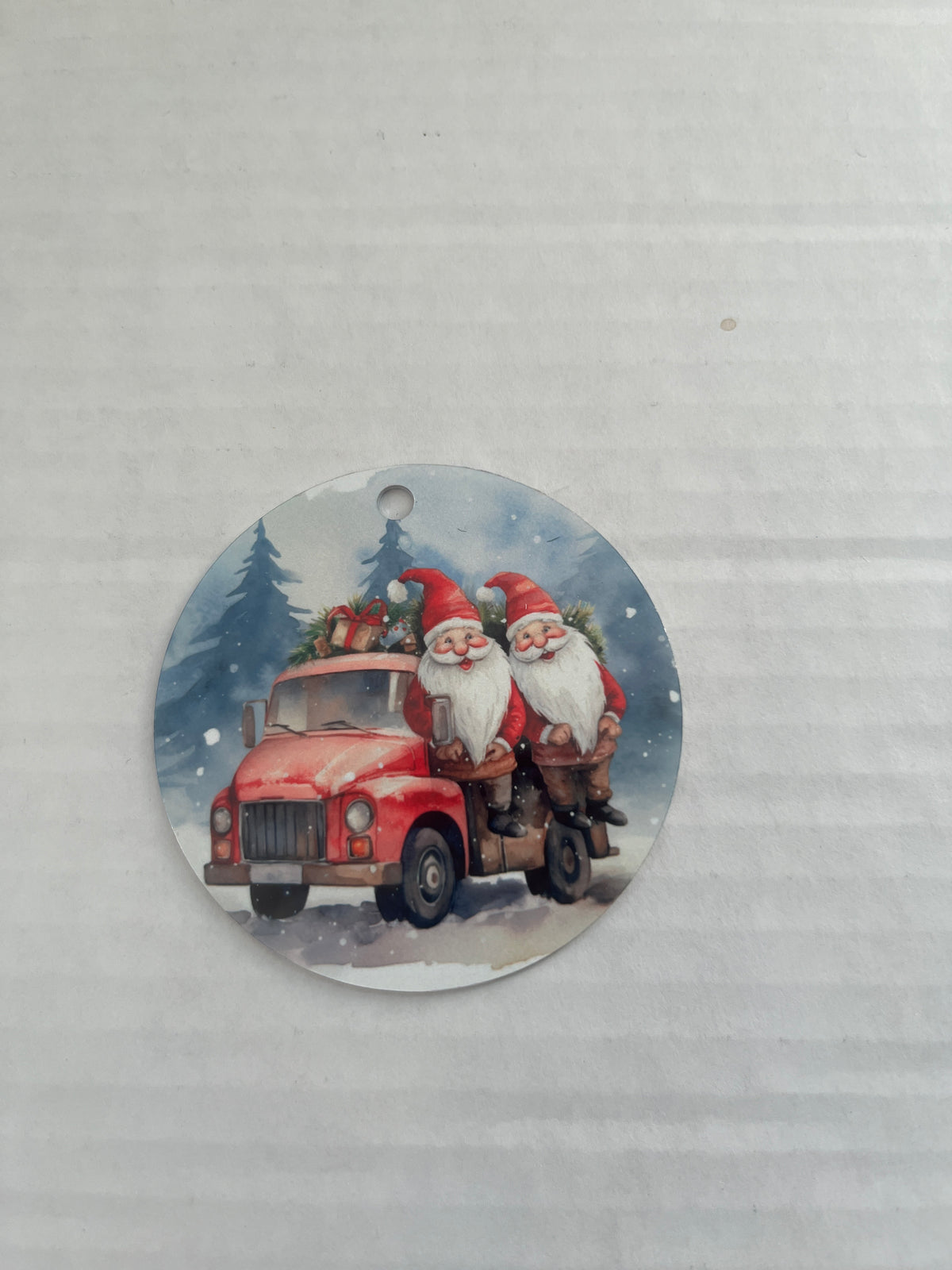 Classic Aluminum Christmas Ornament – Choose Your Design
